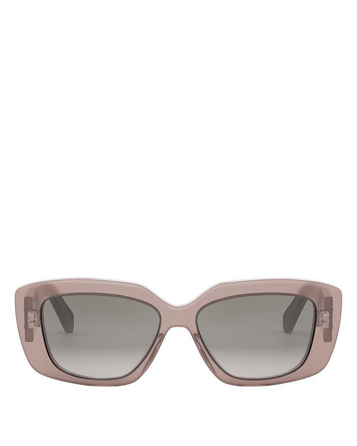 CELINE Triomphe Geometric Sunglasses, 55mm