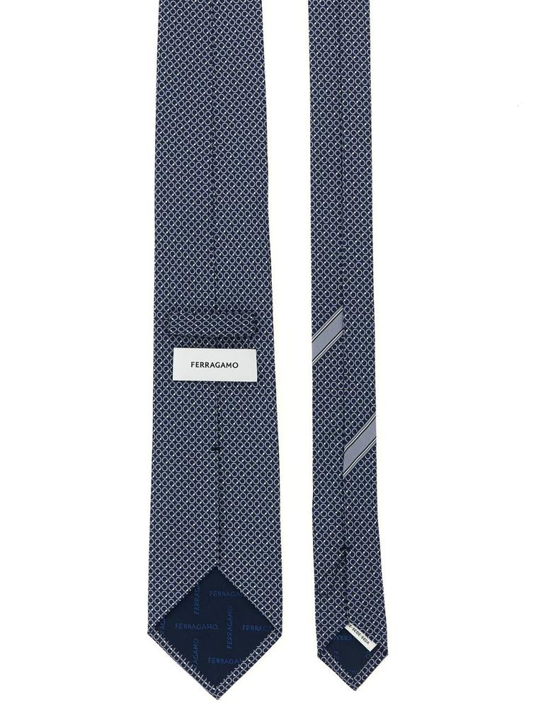 Salvatore Ferragamo Salvatore Ferragamo 'Gancini' Print Tie