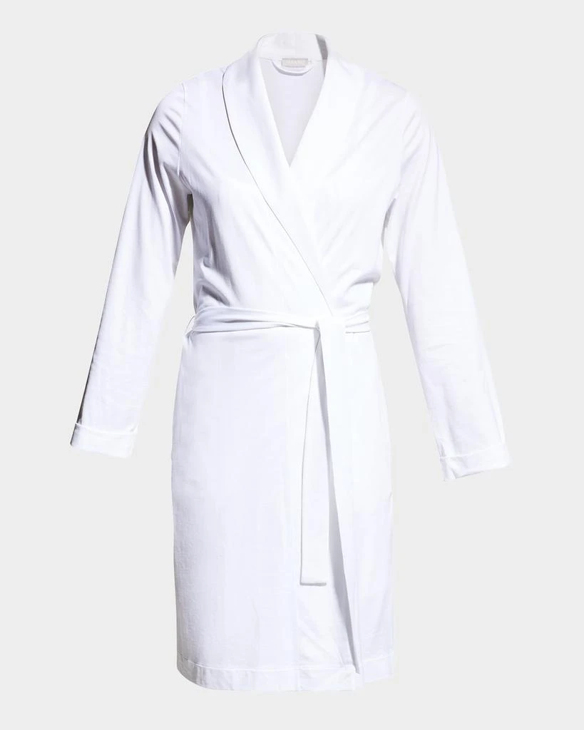 Hanro Cotton Jersey Short Robe 1