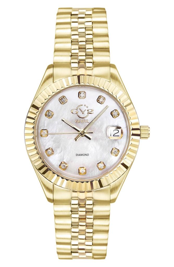 GV2 Women's GV2 Naples Diamond Swiss Watch, 34mm