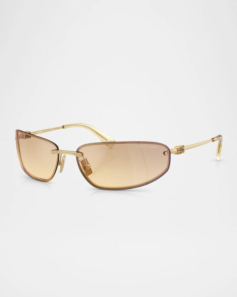 Miu Miu Miu Miu MU A50S Oval Sunglasses 3