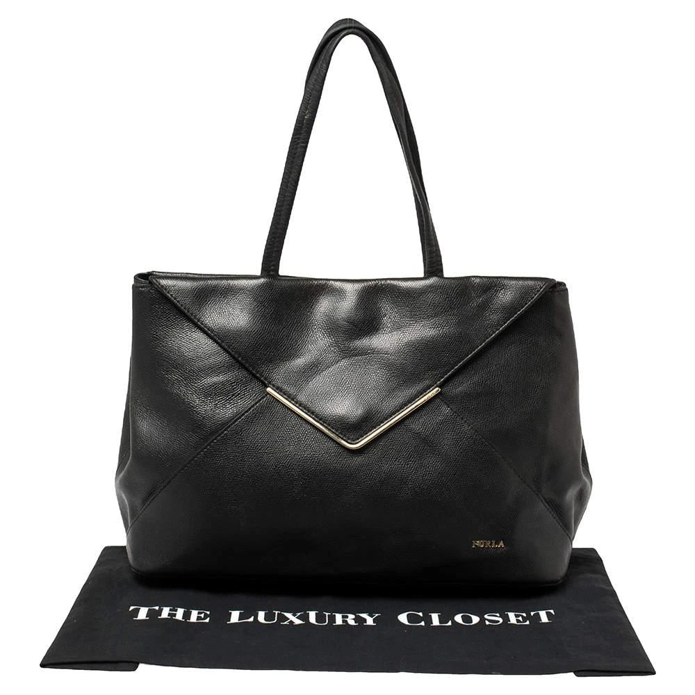 Furla Furla Black Leather Kelis Tote 9