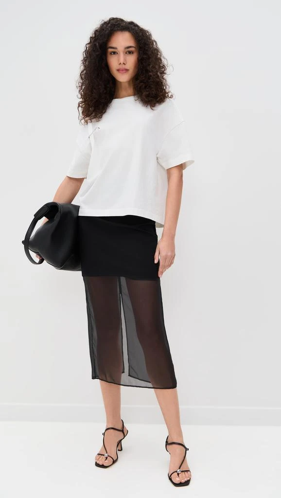 Pixie Market Skirt with Mesh Sheer Bottoms 4