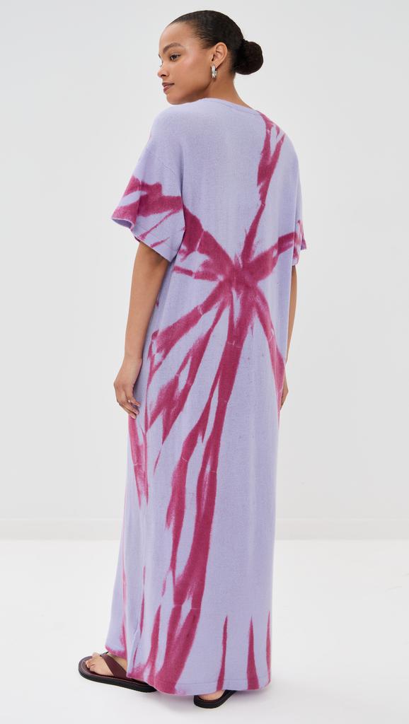 The Elder Statesman Cashmere Mythic Oversized Tee Dress