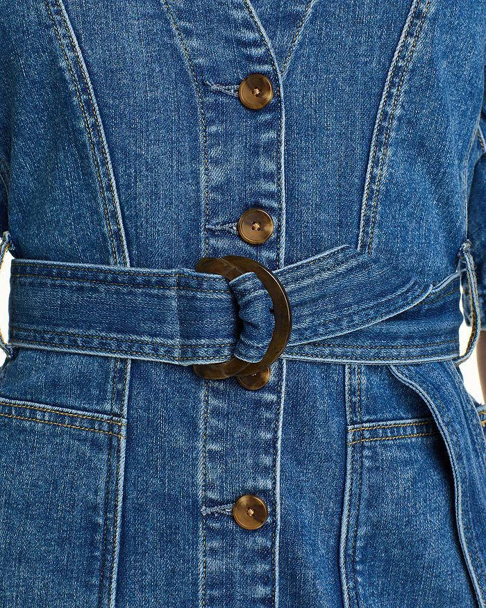 faherty denim dress Faherty Linen-Blend Denim Malibu Mini Dress
