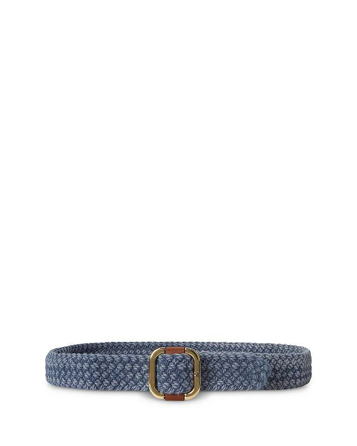 Ralph Lauren Slide Buckle Woven Belt