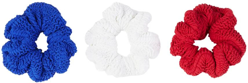 Hunza G SSENSE Exclusive Three-Pack Kids Multicolor Scrunchies 2