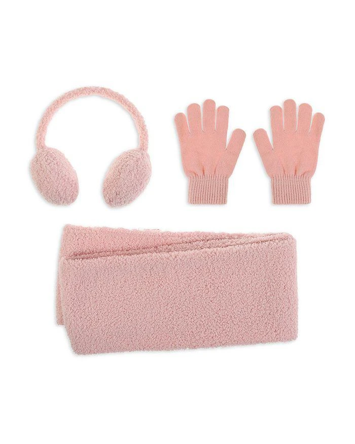Capelli Girls' Sherpa Earmuffs, Scarf & Gloves Set - Big Kid 1
