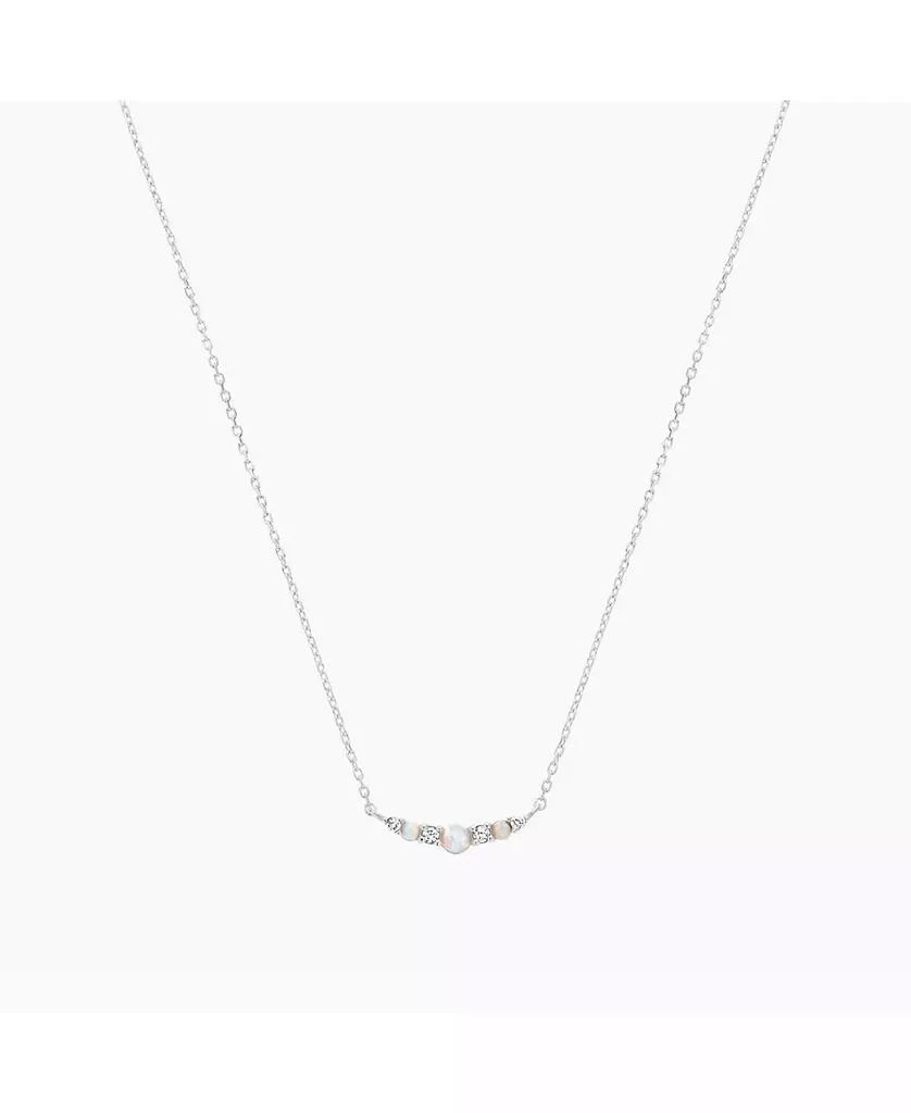 Bearfruit Jewelry Sterling Silver 18k Gold Plated Cloris Necklace Dainty Delicate