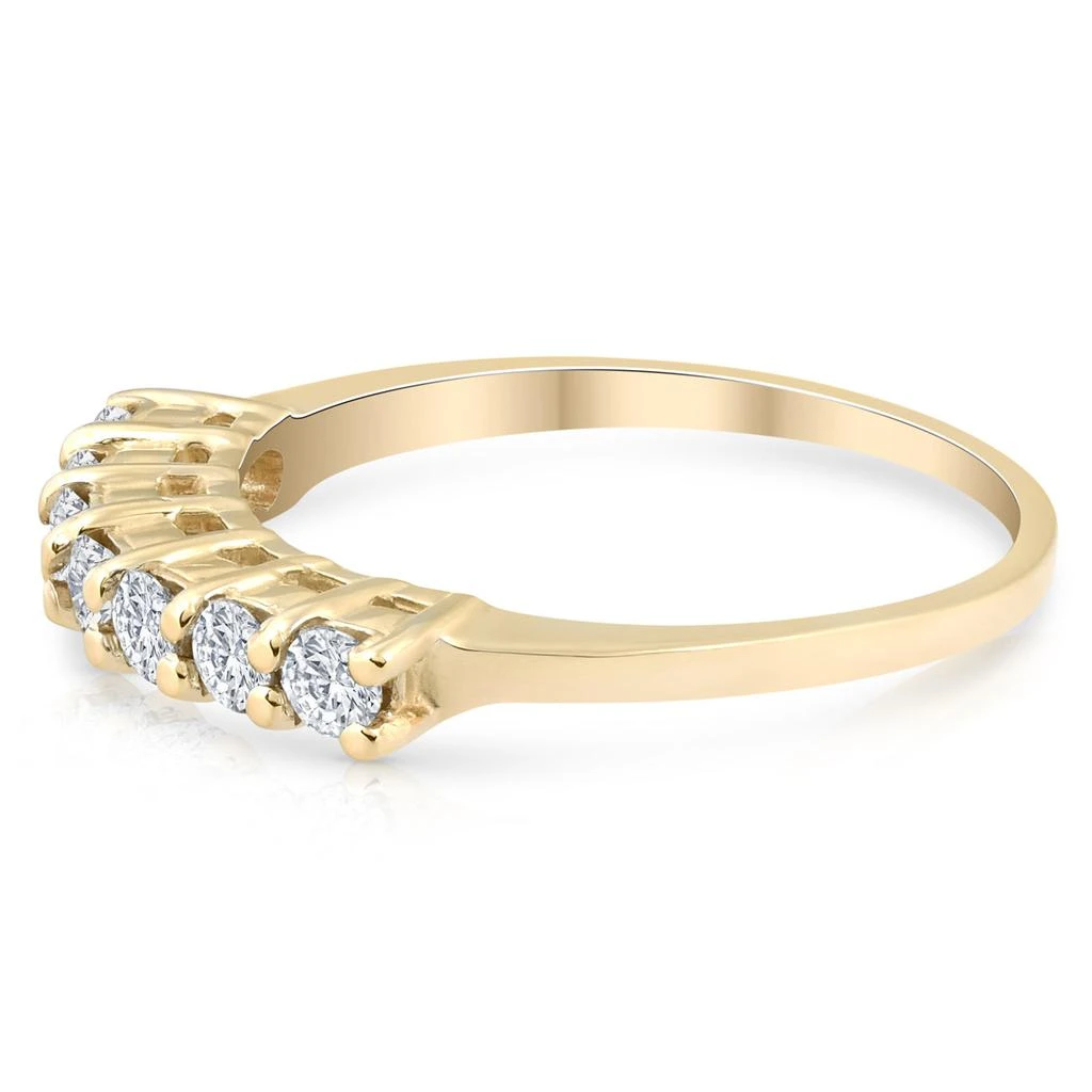 Pompeii3 5/8ct 14K Yellow Gold Diamond Anniversary Wedding Ring 2
