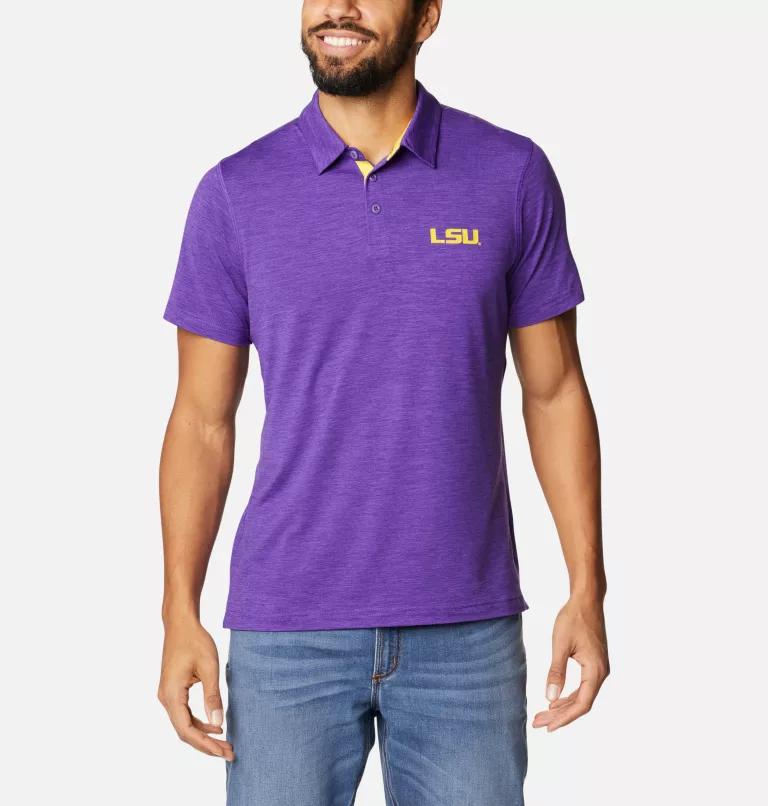 Columbia Columbia Men's Collegiate Tech Trail  Polo - LSU-