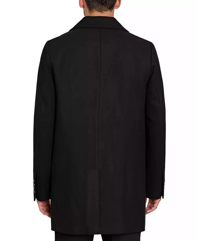 Sam Edelman Men's Coat with Faux-Leather Trim 2