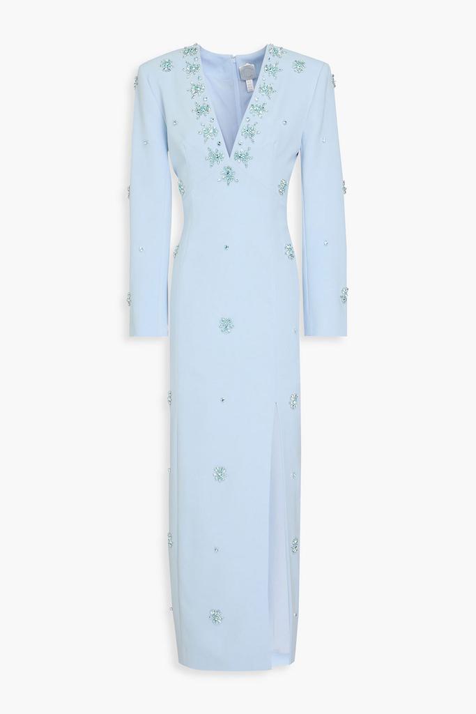 Huishan Zhang Aurore crystal-embellished crepe gown