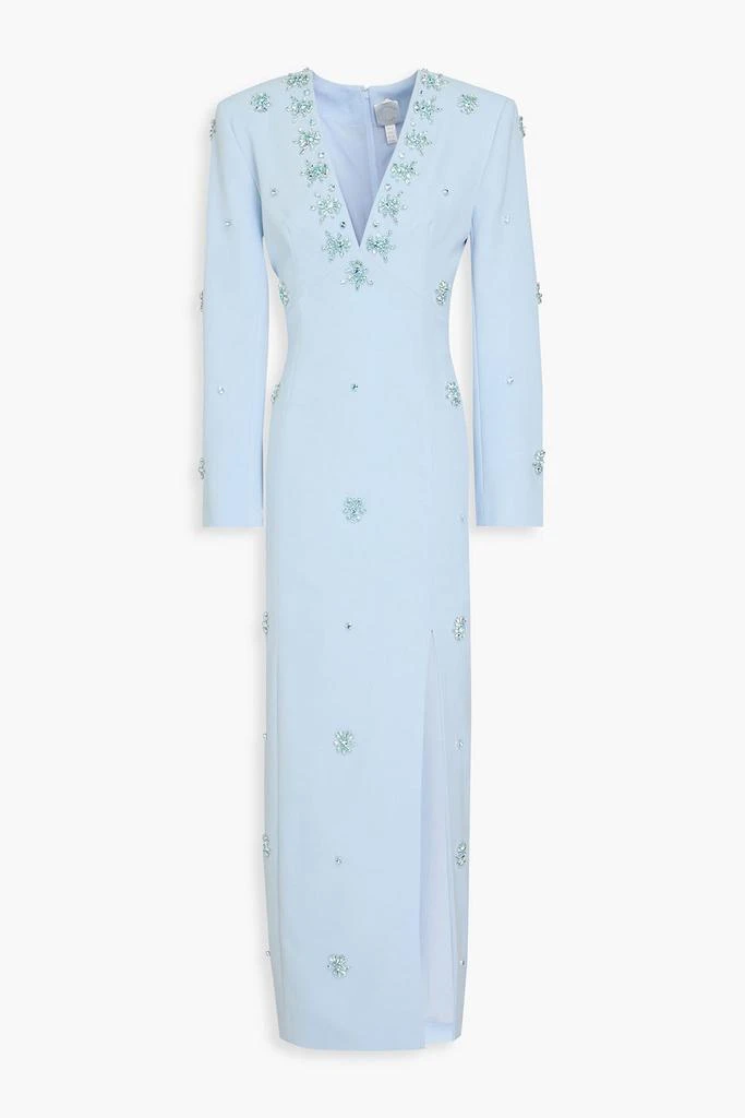 Huishan Zhang Aurore crystal-embellished crepe gown 1