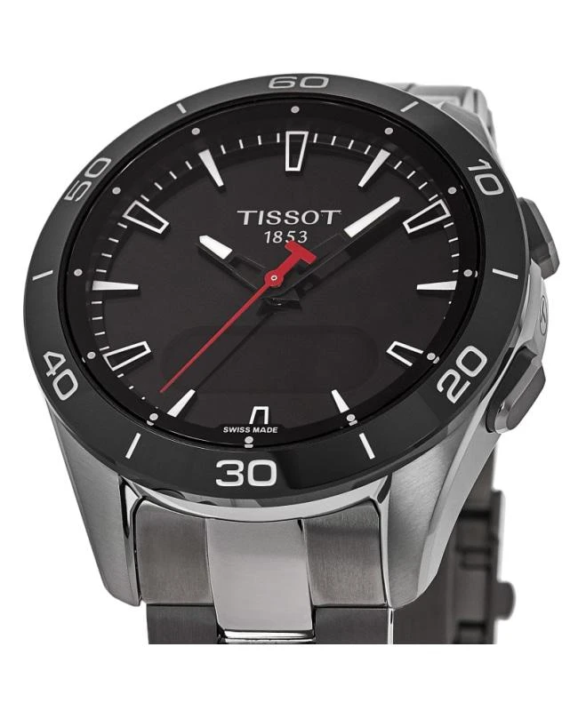 Tissot Tissot T-Touch Connect Solar GMT Digital Dial Titanium Men's Watch T153.420.44.051.00 2