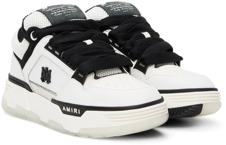 AMIRI White & Black MA-1 Sneakers 4