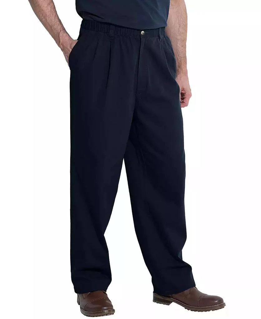 KingSize Tall Knockarounds Full-Elastic Waist Pleated Pants 1