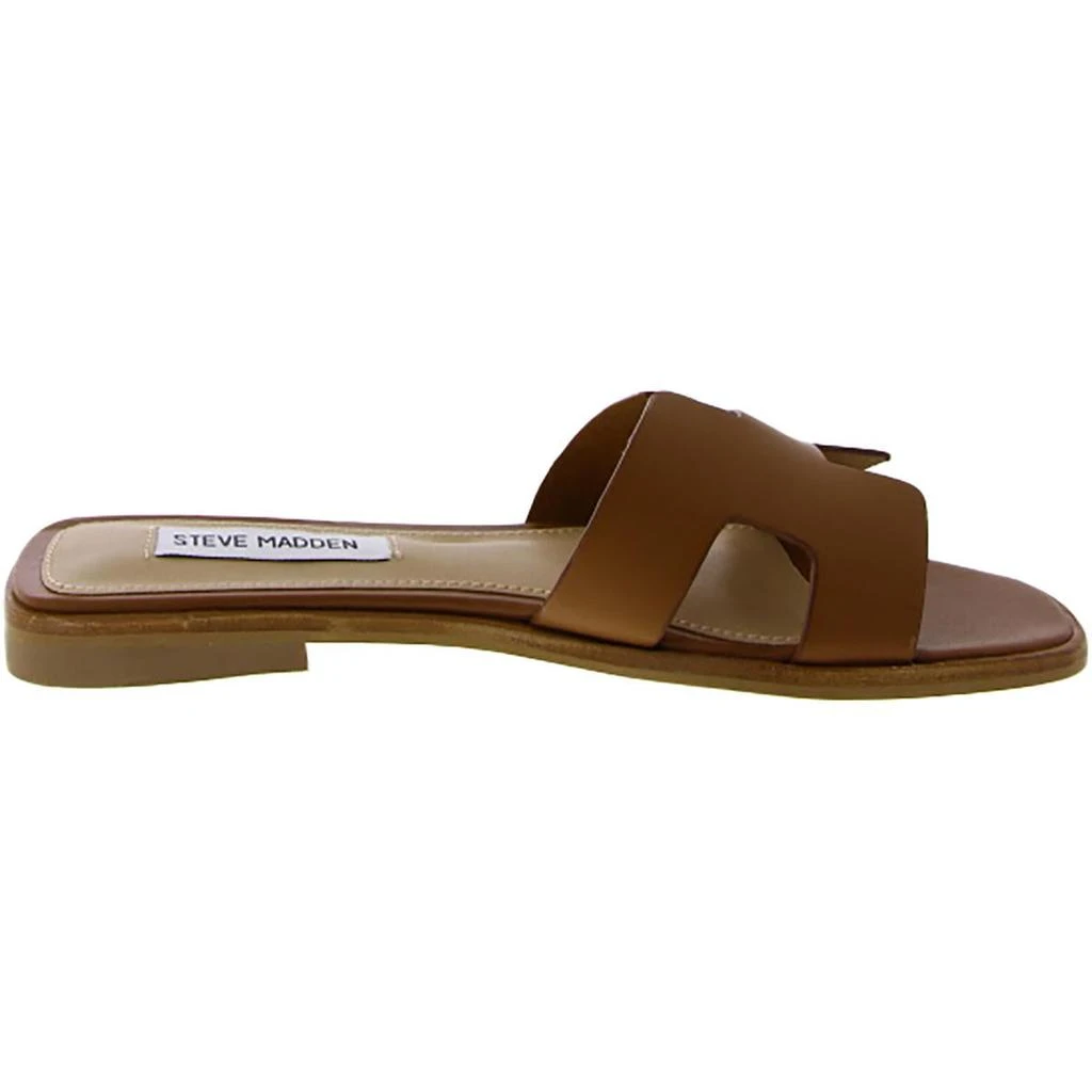 Steve Madden Hawthorne Womens Leather Slide Sandals 3