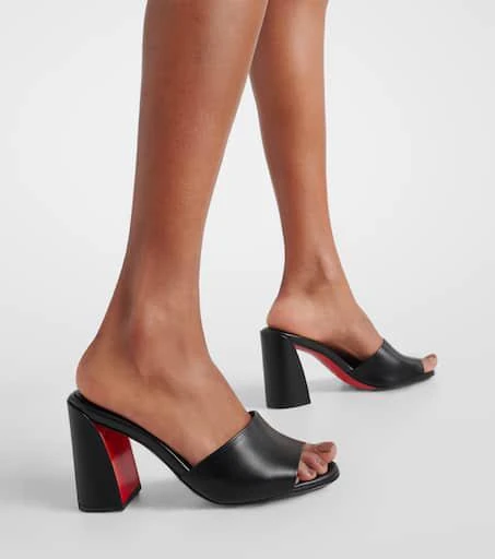 Christian Louboutin Jane leather mules 4