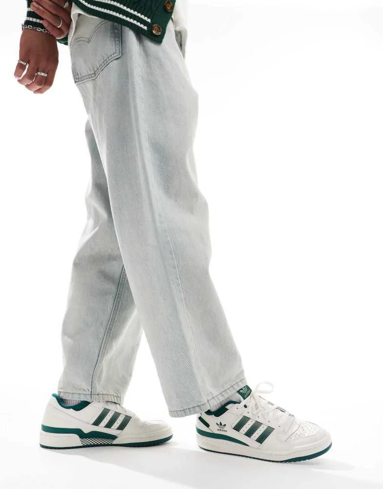 Adidas adidas Originals Forum Low CL trainers in white 1
