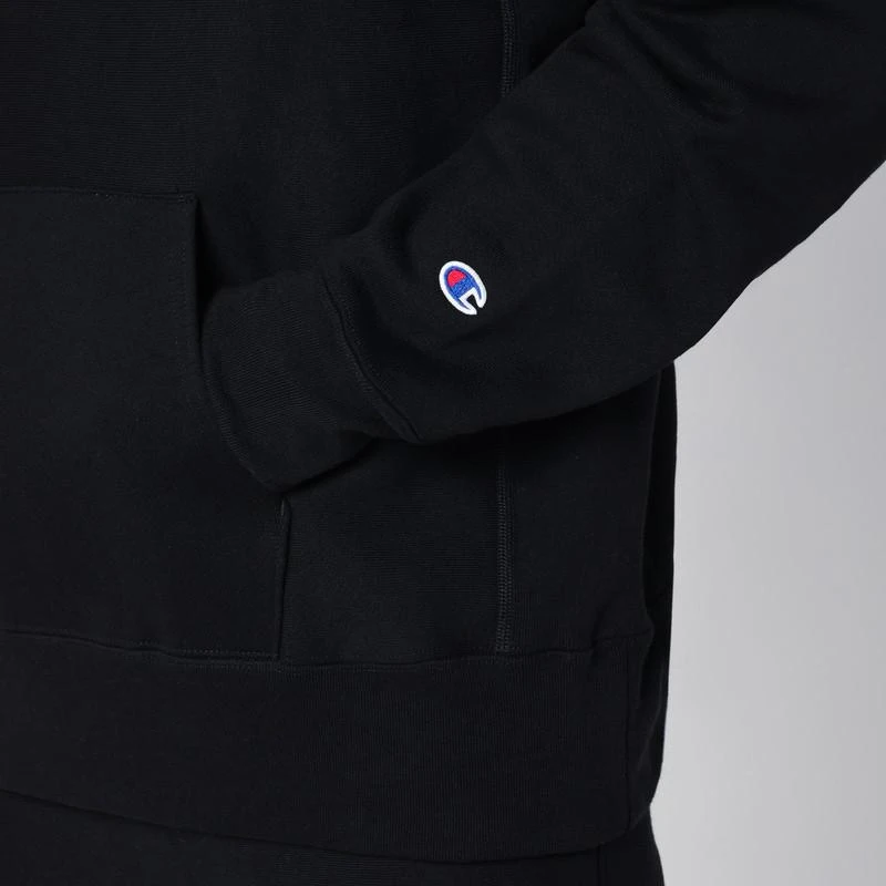 CHAMPION Black cotton hoodie 5