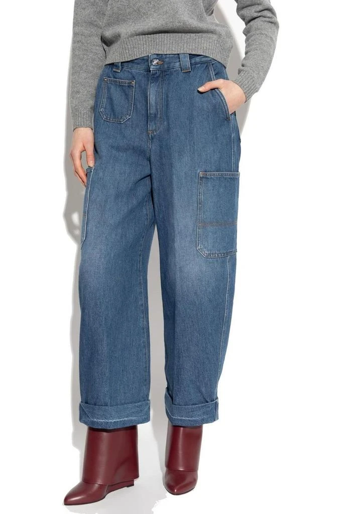 Givenchy Givenchy Cropped Utility Denim Jeans 2