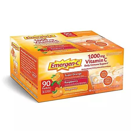 Emergen-C Emergen-C Vitamin C 1000mg Powder with Antioxidants Fizzy Drink Mix, 90 ct. 3