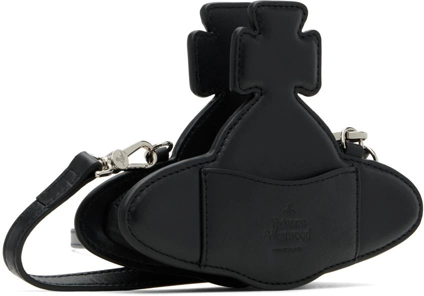 Vivienne Westwood Black Nano Orb Crossbody Bag 3