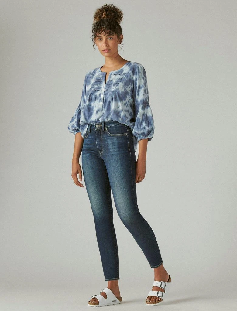 Lucky Brand Women's High Rise Curvy Skinny 1