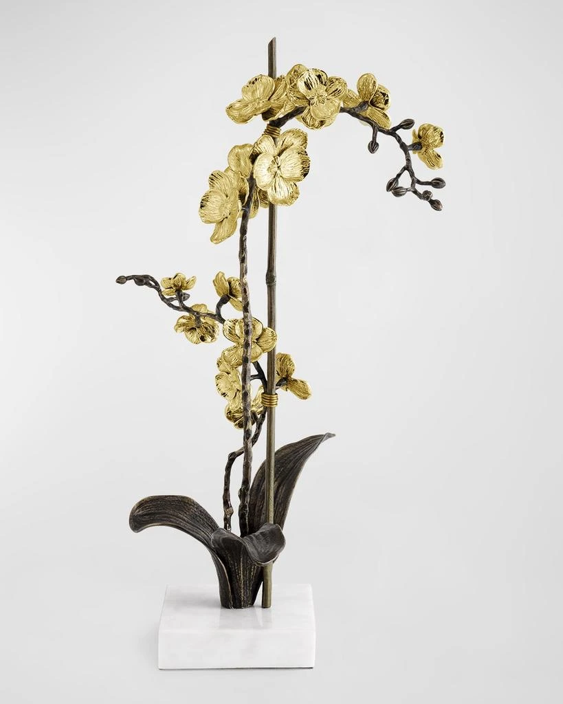 Michael Aram Gold Orchid Large Stem Sculpture - 22"T 1