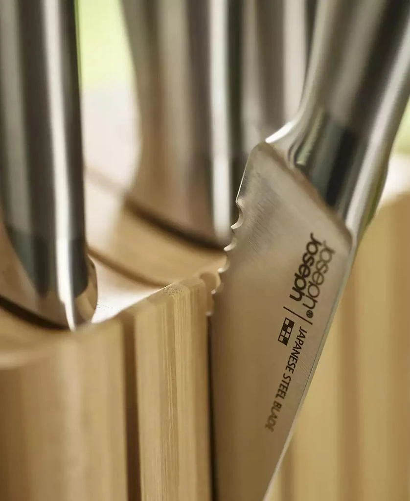 Joseph Joseph Elevate Steel Knives Bamboo 5-Piece Knife Block Set 4