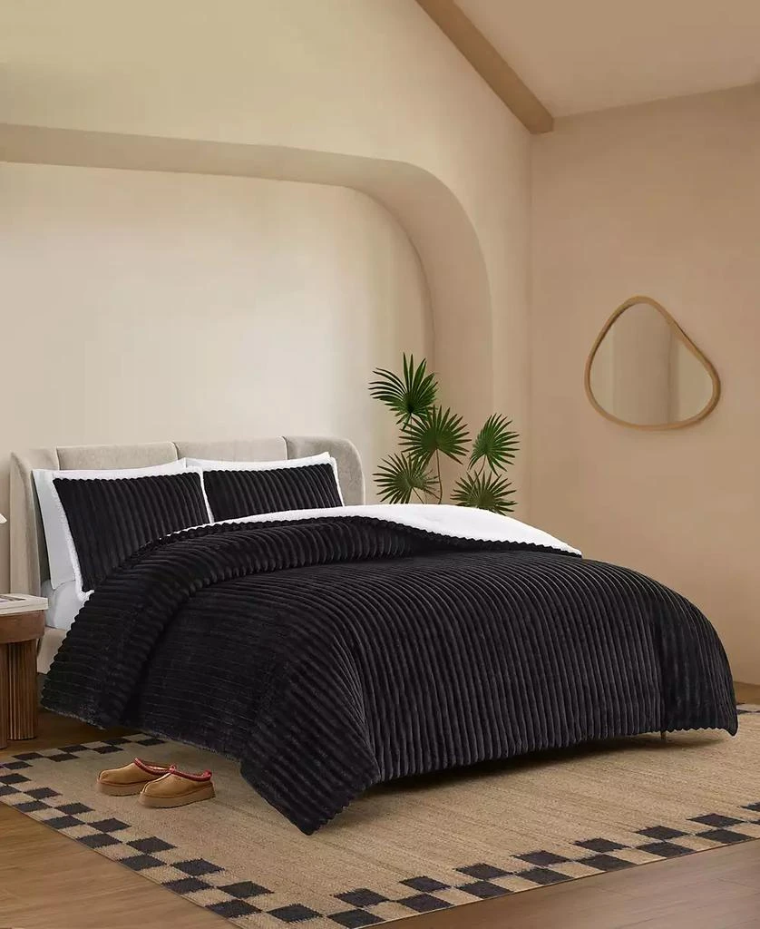 UGG Avery Ribbed 3-Pc. Comforter Set 3