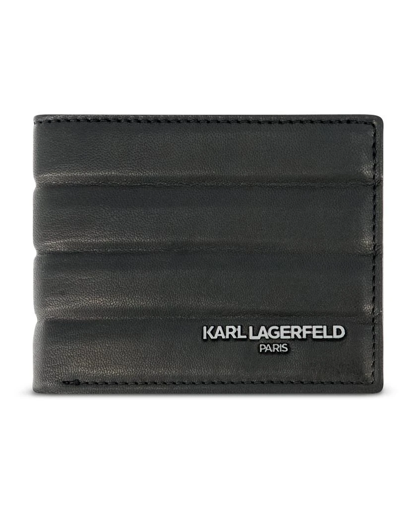 Karl Lagerfeld Paris LEATHER BILLFOLD WITH INTERNAL ID FLAP 1