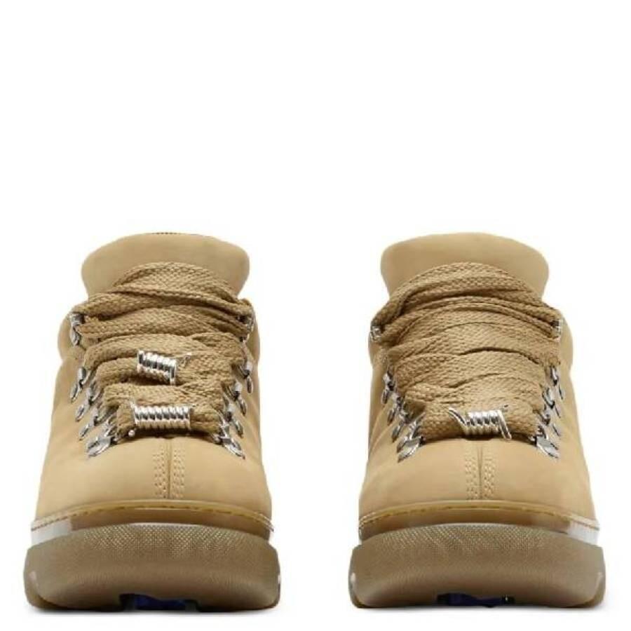 Burberry Leather Trek Lace-Up Boots