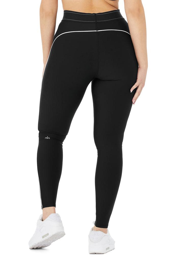 Alo Airlift High-Waist Suit Up Legging - Black/White - Pants