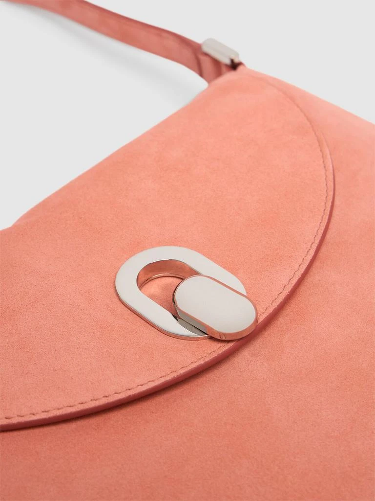 SAVETTE The Small Tondo Suede Hobo Bag 3