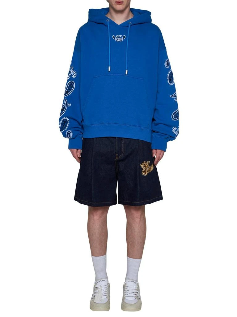 Off-White Off-White Bandana-Embroidered Drawstring Hoodie 4
