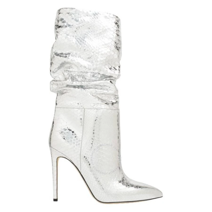 Paris Texas Paris Texas Python-Embossed Slouchy Stiletto Boots, Brand Size 36 ( US Size 6 ) 1