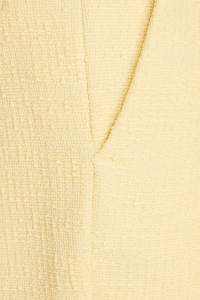 REBECCA VALLANCE Claire bouclé-tweed tapered pants 4
