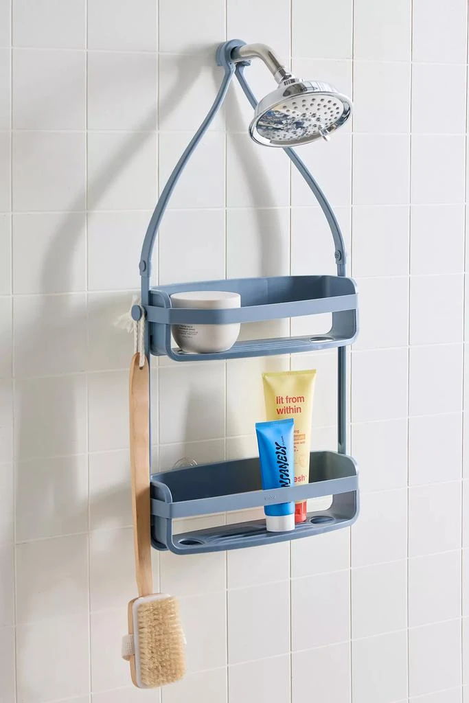 Urban Outfitters Two-Tier Plastic Flex Shower Caddy 1