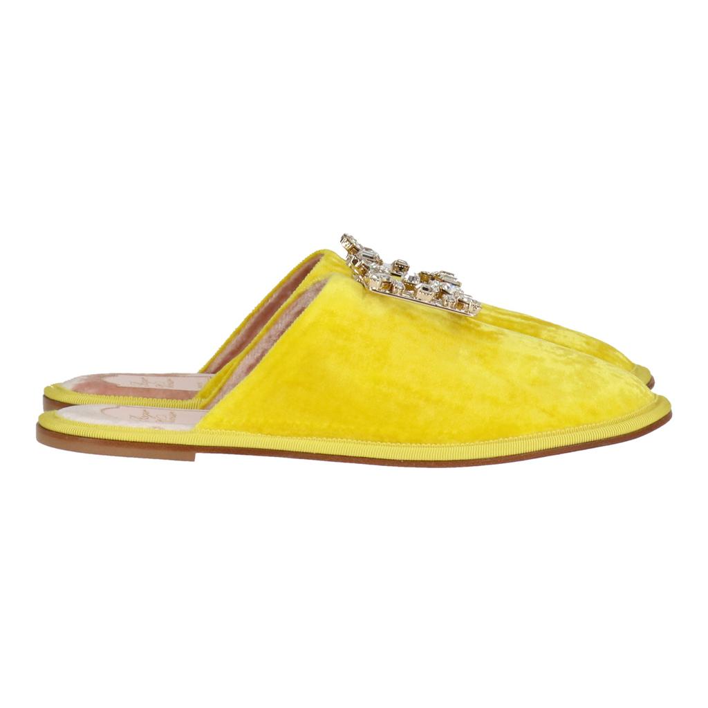 Roger Vivier Womens Yellow Mule