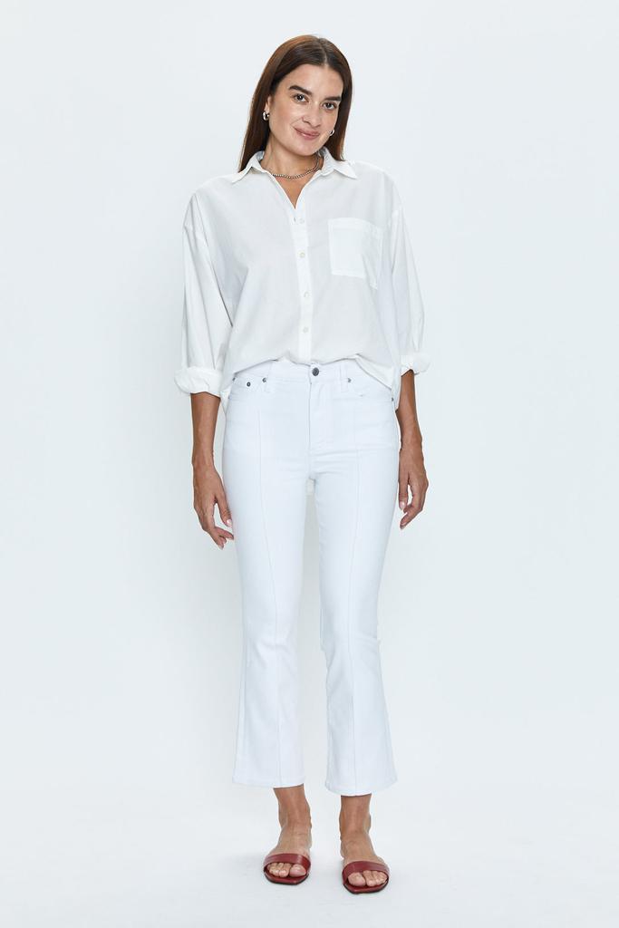 Pistola Denim Lennon High Rise Boot - Le Blanc