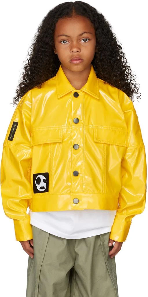 STRATEAS CARLUCCI SSENSE Exclusive Kids Yellow Mini Macro Jacket