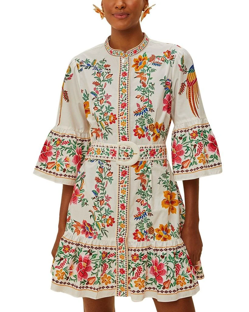 Farm Rio Delicate Forest Mini Dress 1