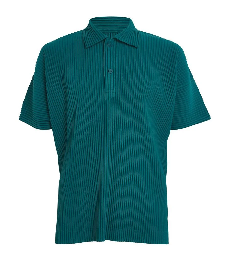 Homme Plissé Issey Miyake Pleated Polo Shirt 1