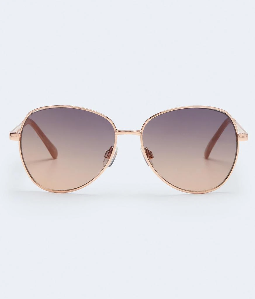 Aeropostale Aeropostale Women's Square Aviator Sunglasses 1