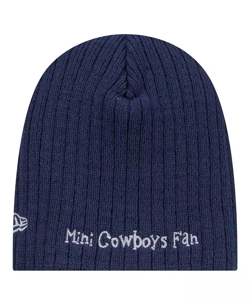 New Era Baby Boys and Girls Navy Dallas Cowboys Mini Beanie 2