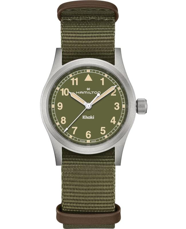 Hamilton Hamilton Khaki Field Quartz Green Dial Fabric Strap Women's Watch H69301960