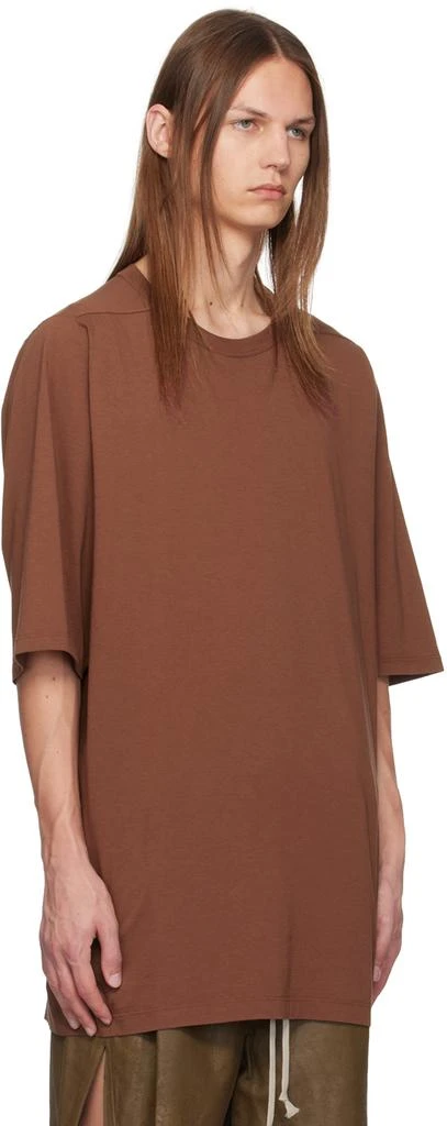 Rick Owens Brown Porterville Classic Jumbo T-Shirt 2