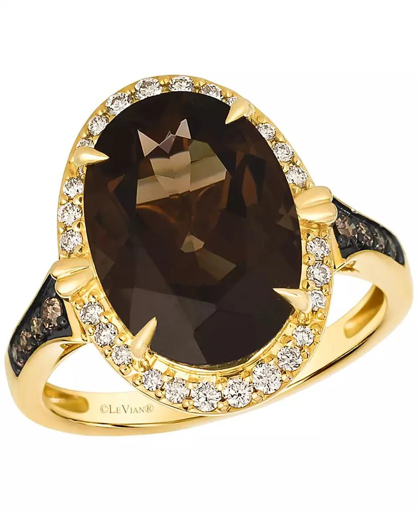 Le Vian Smokey Quartz (4-13/20 ct. t.w.), Chocolate Diamond (1/10 ct. t.w.)
Nude Diamond (1/5 ct. t.w.) Ring in 14k Honey Gold